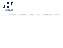 Tablet Screenshot of herges.de